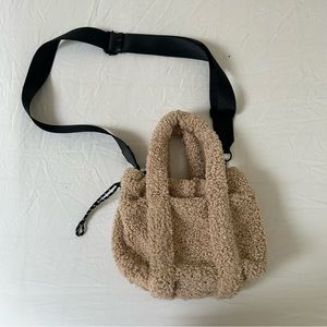 Zara fuzzy mini bag